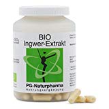 Zenzero capsule BIO (vegano) • 160 capsule da 300 mg estratto di zenzero bio (zenzero in polvere), gingeroli e shogaole - alte dosi - senza additivi come magnesio stearato