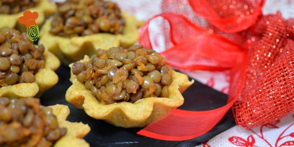 tartellette di lenticchie