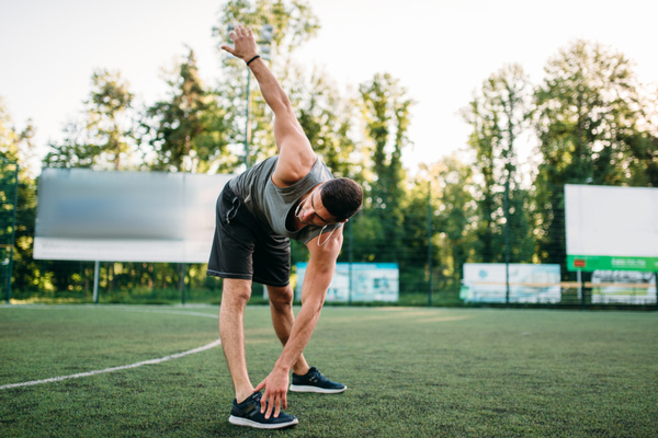 stretching