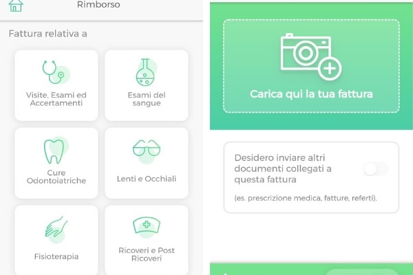 unisalute app rimborso