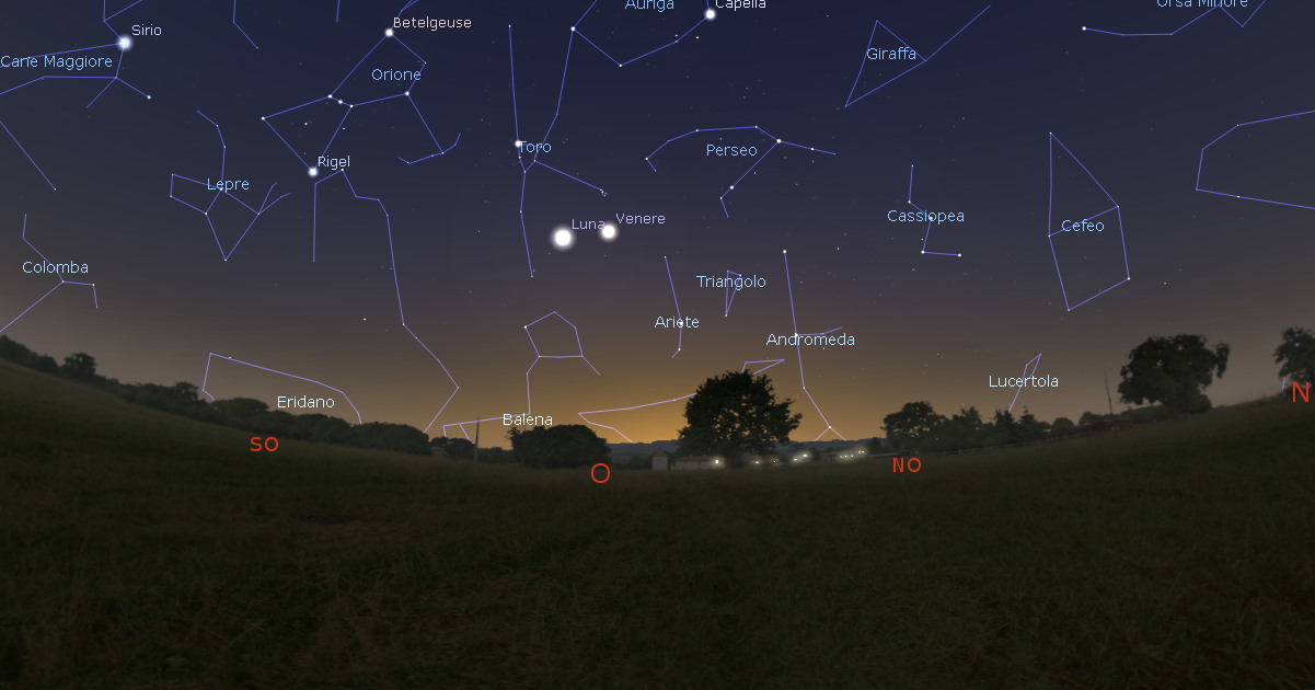 luna venere