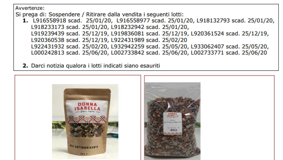 richiamo bacche e mix