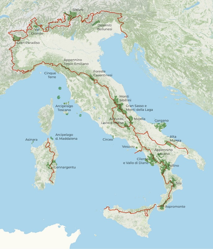 Sentiero dei Parchi