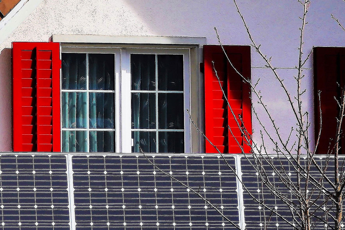 pannello solare balcone