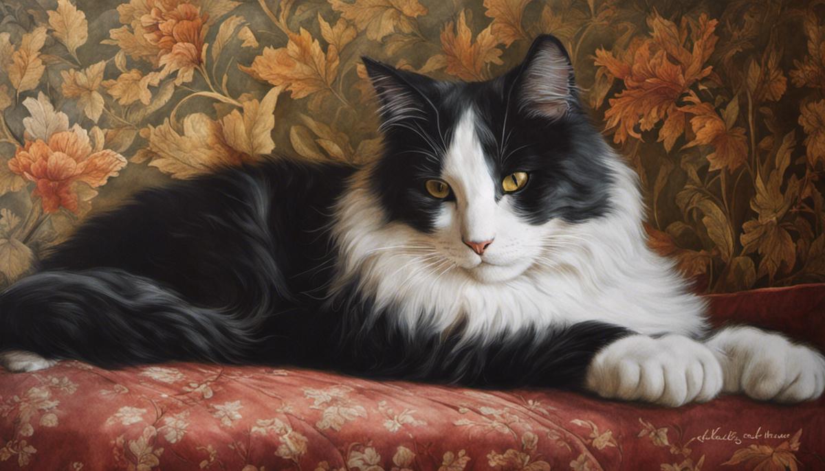Un gatto che fa le fusa mentre dorme