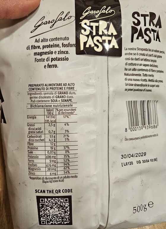 strapasta ingredienti
