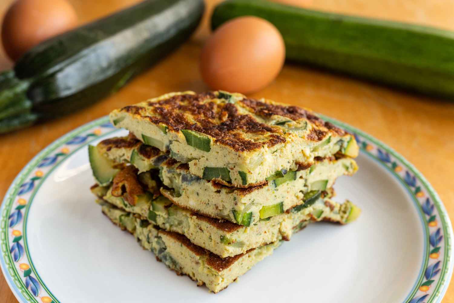 Frittata sottile alle zucchine