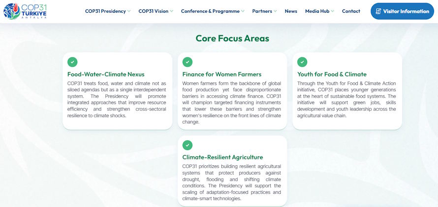 agenda cop31