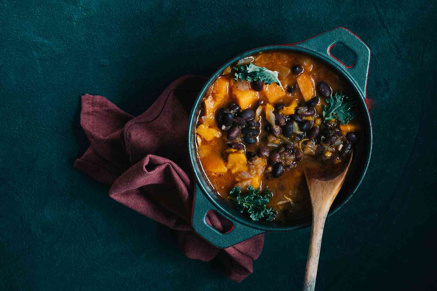chili di zucca e fagioli