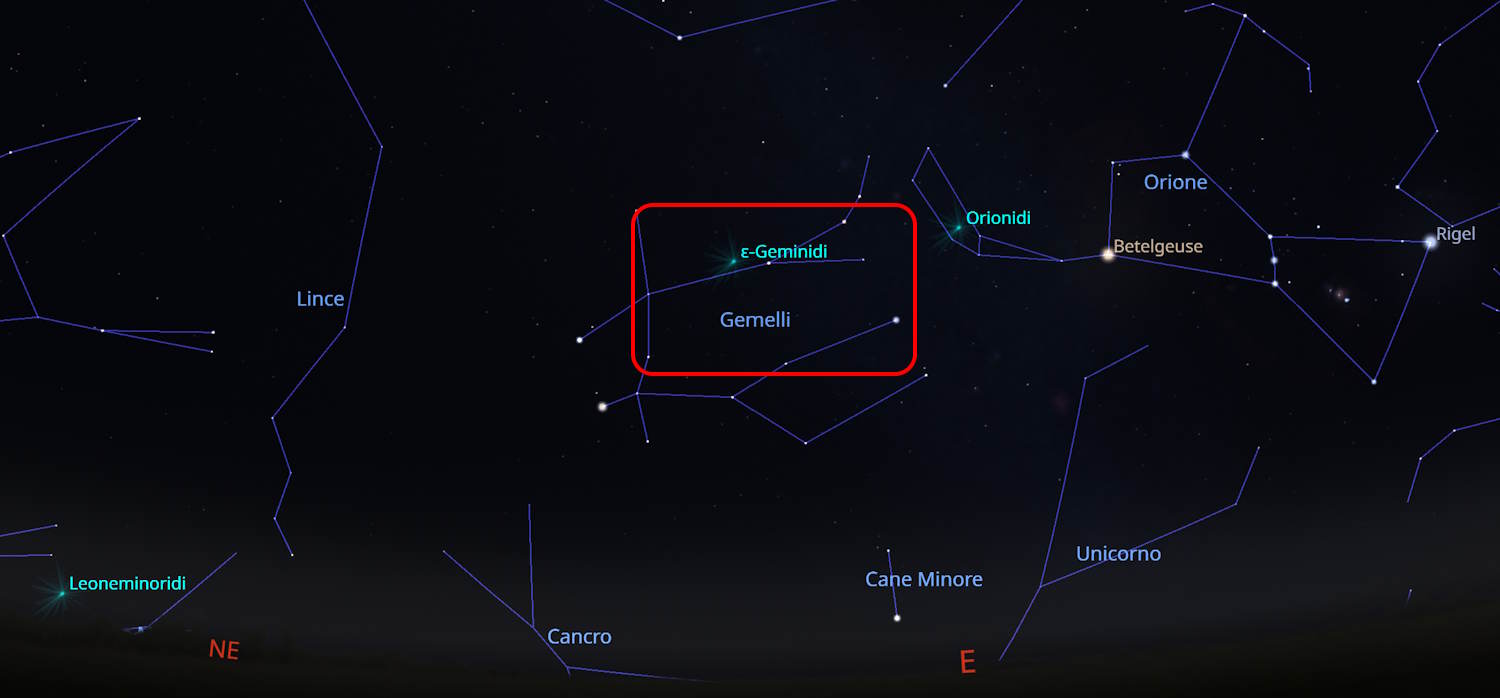 stelle cadenti epsilon geminidi