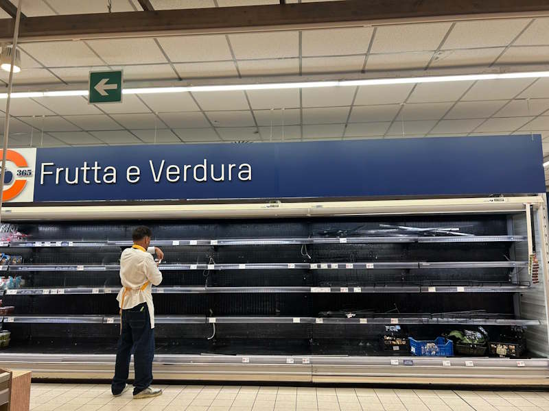 supermercati vuoti
