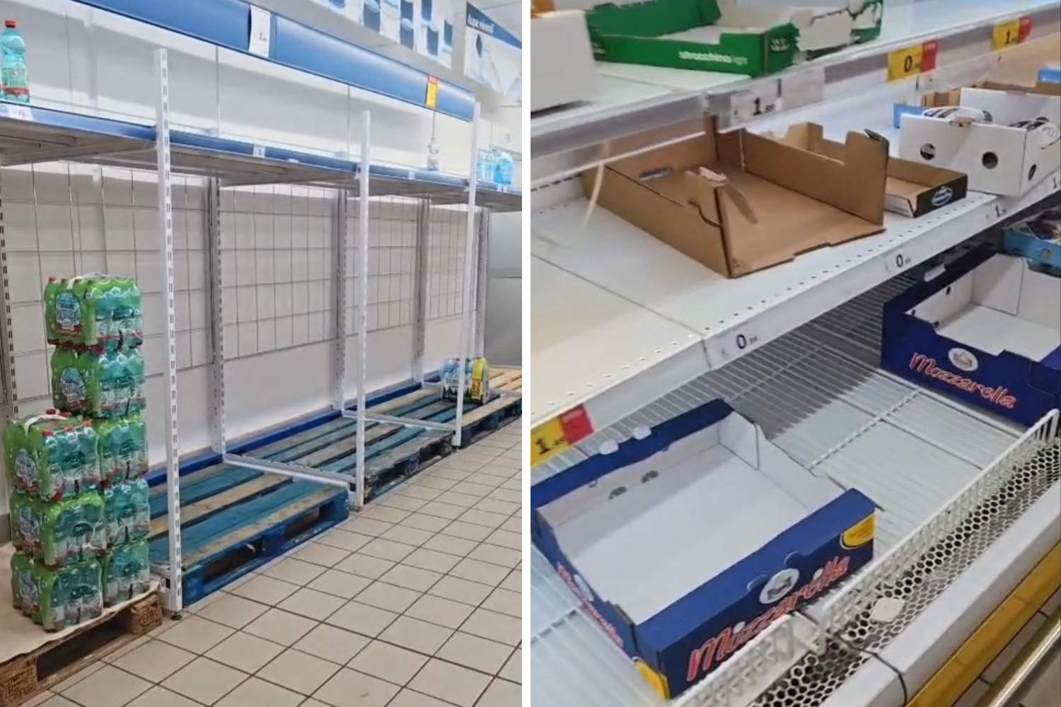 supermercati vuoti