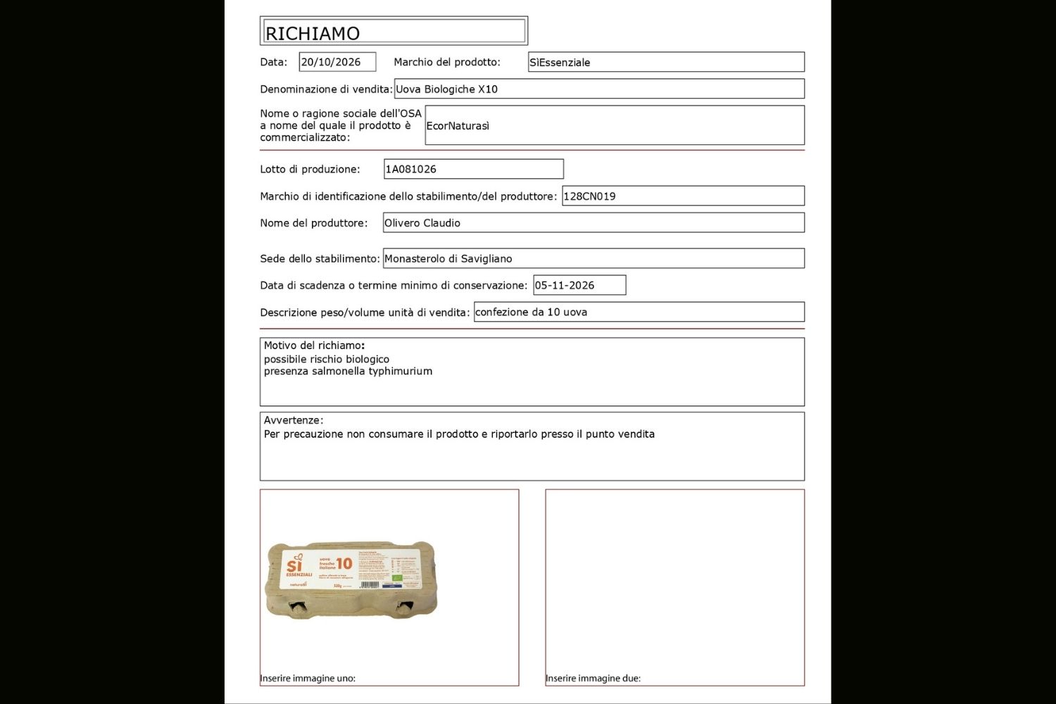 uova bio richiamo 2